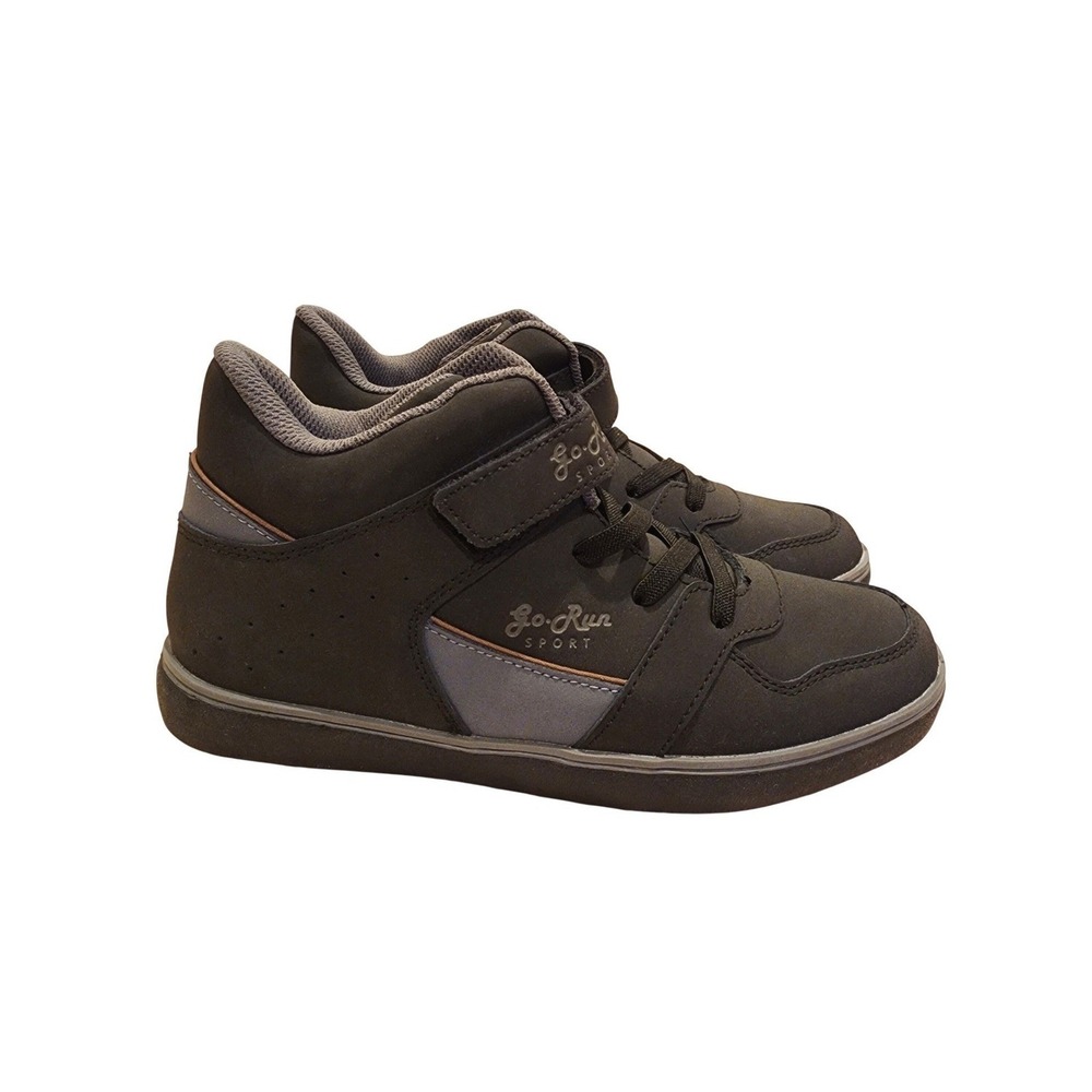 Go-Run Sport High Top Sneakers Womens 7.5 Grey Athletic Casual Walking 315